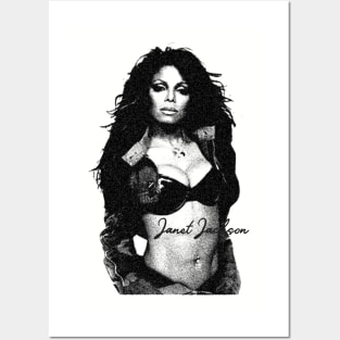 Janet Jackson // 80s rnb Posters and Art